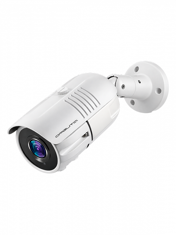 Камера видеонаблюдения уличная IP цилиндрическая вариофокальная 5MP Орбита OT-VNI41 Белая